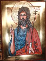 Nr.589.Święty  Jan Chrzciciel-wym.30-22cm